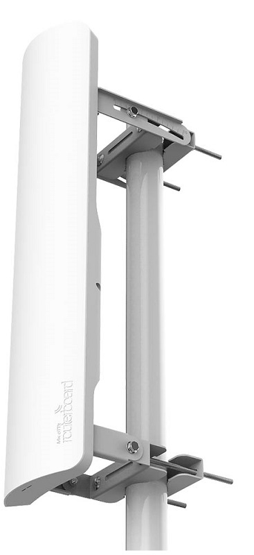 Antena mANT 19dBi / Mikrotik MTAS-5G-19D120 | 2405 - MikroTik mANT 19S Antena de doble polarización, Ganancia 19dbi, Frecuencia 5.17 - 5.825GHz, Polarización Vertical y horizontal, 3DB Ancho de haz: 120°(azimut) / 5° (elevación), VSWR: 1.43, 2x RP-SMA