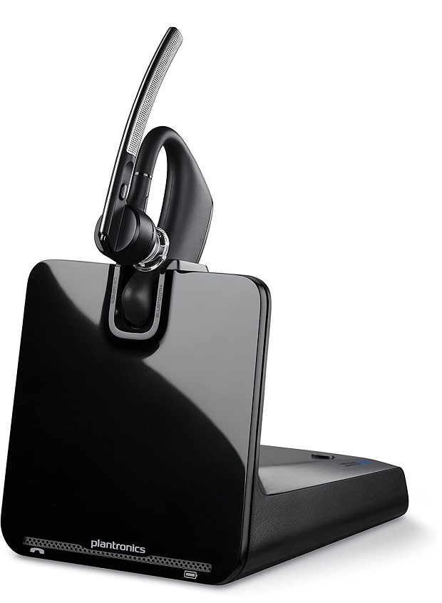 Auricular Poly Plantronics Voyager Legend CS | 2208 - 88863-05 / Auricular para teléfonos de escritorio y móviles, Tiempo de conversación: 7 horas / 11 días de espera, Bluetooth 3.0 + EDR, Banda ancha móvil (HFP 1.6), Anulación de eco, A2DP
