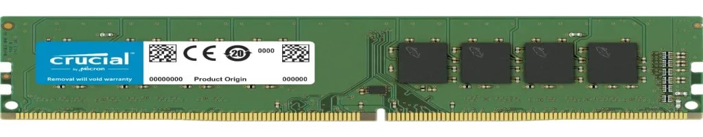 Memoria RAM  4GB para PC / Crucial | 2403 - Modulo de Memoria RAM Crucial de 4GB para PC de Escritorio. Garantía 3-Años