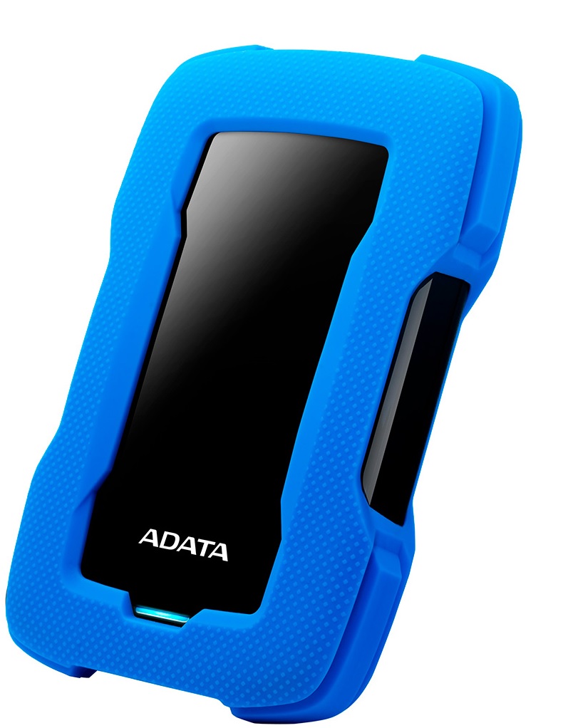 Disco Externo  2TB Antigolpes / ADATA HD330 Azul | 2306 - AHD330-2TU31-CBL / Disco Externo Antigolpes, Color Azul, Formato 2.5'', Puerto USB 3.2 (Compatible USB 2.0), Textura Plástico / Silicona, Software HDDtoGO con cifrado AES de 256 bits