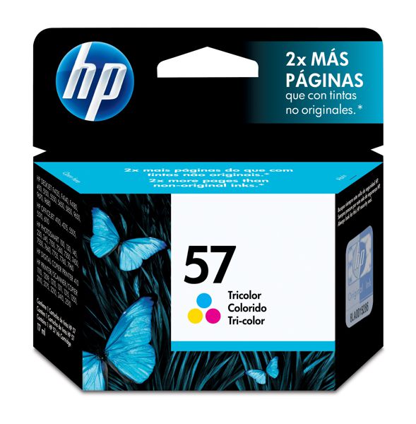 Tinta para HP DeskJet 450c / HP 57 | 2208 - C6657AL / Original Ink Cartridge HP 57 Tricolor CMY. HP57 
