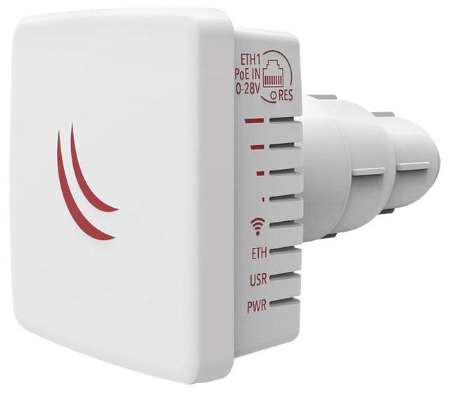 MikroTik RBLDF-5ND / Radio Wi-Fi 4 9 dBi Outdoor | 2405 - Mikrotik Lite Dish Feed es un sistema inalámbrico con antena de 9dBi incorporada que se instala en antenas parabólicas compensadas por satélite. Velocidad 300 Mbps, 1-Puerto Ethernet 10/100