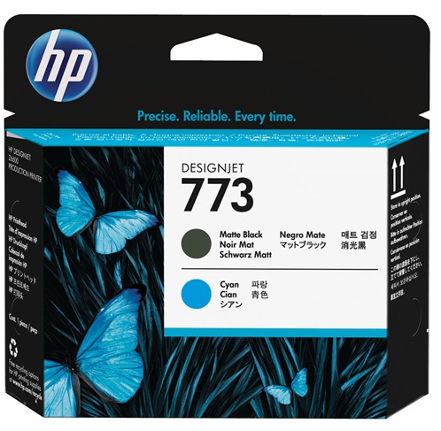  Cabezal para Plotter HP DesignJet Z6600 / HP 773 | 2208 - C1Q20A / Original Printhead HP 773 Matte Black and Cyan