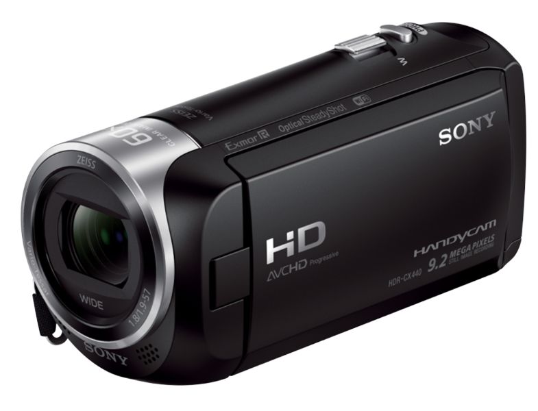 Video Camara | Sony HDR-CX440-B | Negra, 2.29 MP, Pantalla LCD 6.7 cm, Zoom Óptico 30x, Zoom Digital 350x, USB, HDMI, Wi-Fi, Batería NP-BX1