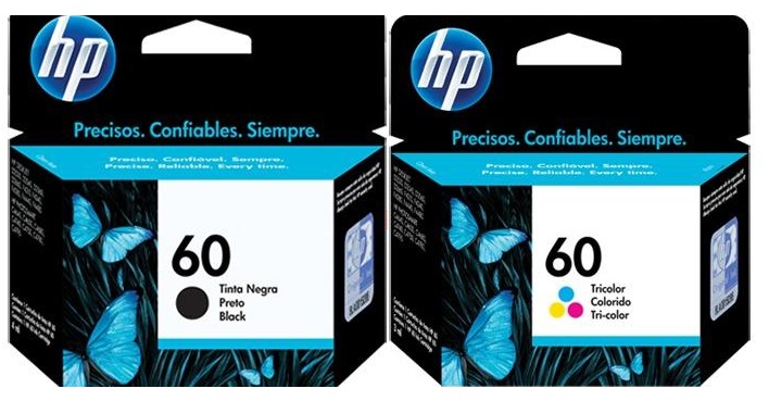 Tinta para HP DeskJet D1660 / HP 60 | 2208 - HP 60 / Original Ink Cartridge Kit. Incluye: CC640WL Negro, CC643WL Tricolor. HP60 