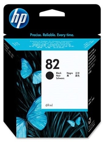 Tinta para Plotter HP DesignJet 110 Plus / HP 82 69 ml | 2208 - CH565A / Original Ink Cartridge HP 82 Negro HP82 
