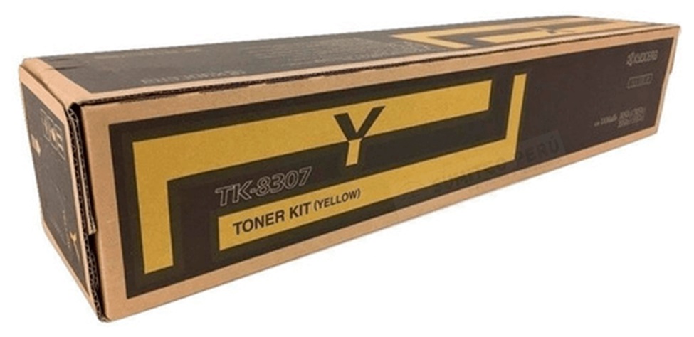 Toner Kyocera TK-8307Y / Amarillo 15k | 2404 - Toner Kyocera TK-8307Y Amarillo. Rendimiento 15.000 Páginas al 5%. 1T02LKAUS0 TA-3050ci TA-3051ci TA-3550ci TA-3551ci