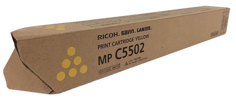 Toner Ricoh MP C5502 / Amarillo 22.5k | 2404 - Toner Ricoh MP C5502 841752 Amarillo. Rendimiento: 22.500 Páginas al 5%. 841682 842480 Ricoh MP C4502 MP C5502 