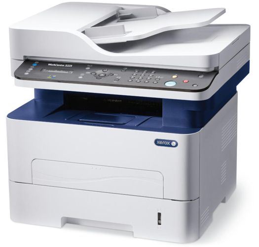 Xerox WorkCentre 3225: Fotocopiadora Laser Monocromatica, Funciones: Impresora - Copiadora - Escáner - Fax, 28ppm, 600dpi, Duplex Impresión, Ram 256MB, Conectividad: USB 2.0, Wi-Fi, LAN Port 10/100, Bandeja: 1x 250h, Garantía 1 Año en Sitio