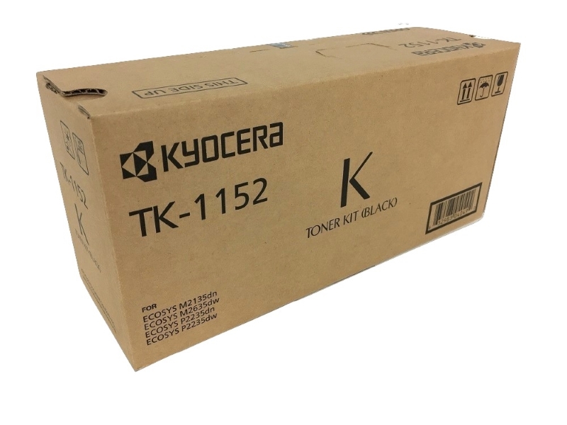 Toner Kyocera TK-1152 / Negro 3k | 2404 - Toner Original Kyocera TK-1152 Negro. Rendimiento 3.000 Páginas al 5%. FS-M2135DN FS-M2635DW FS-M2735DW FS-P2235DN 