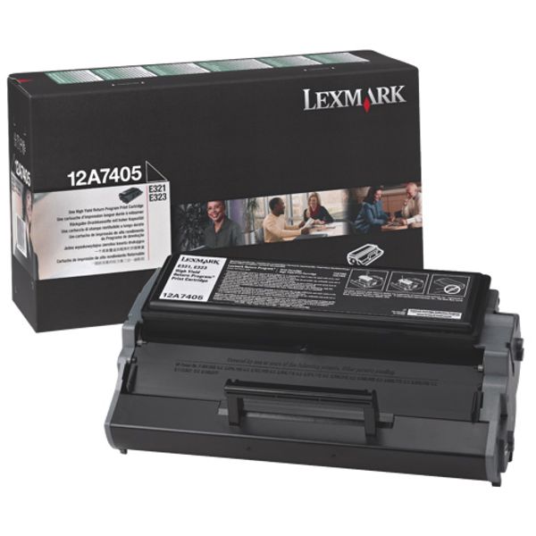 Toner para Lexmark E323 - 12A7405 | Original Toner Lexmark 12A7405 Negro 