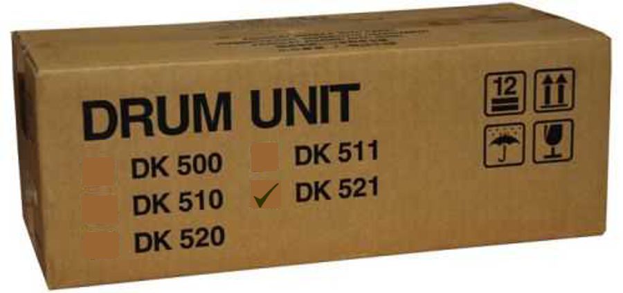 Unidad Drum-Cilindro-Tambor para Kyocera FS-C5025N / DK-521 | Original Drum Unit Kyocera DK 521 