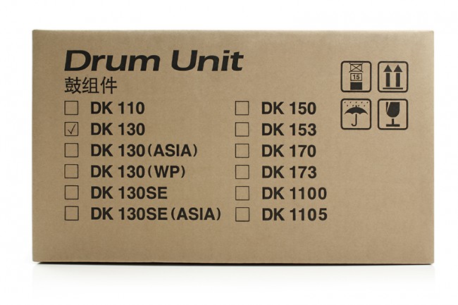 Drum-Cilindro-Tambor Kyocera DK-130 / 100k | 2111 - Original Black Drum Unit Kyocera DK 130 - Rendimiento Estimado 100.000 Páginas al 5%.