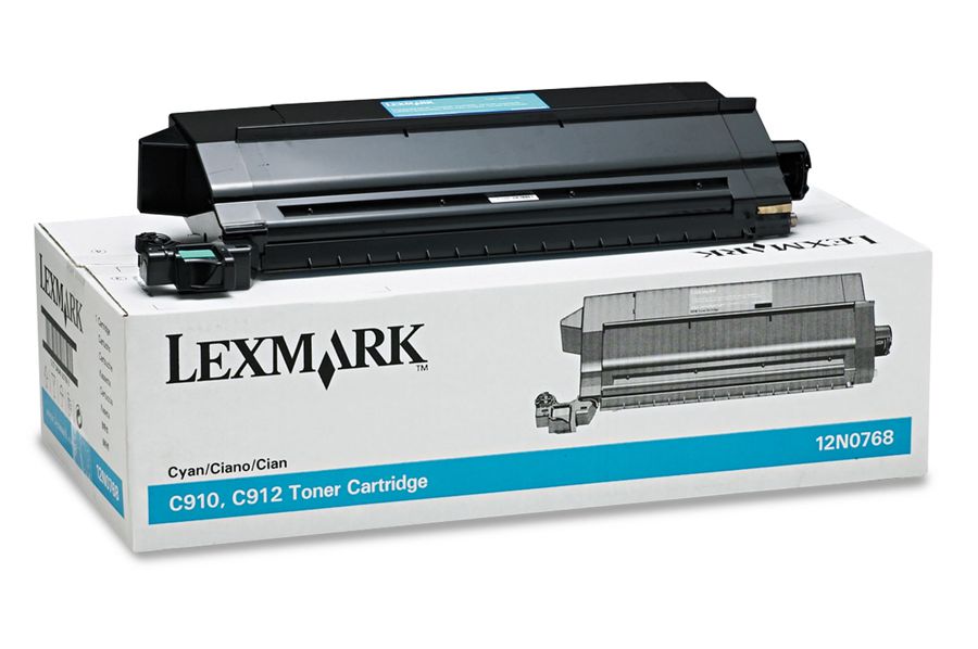 Toner para Lexmark C910 / 12N0768 | Original Toner Lexmark 12N0768 Cian C910dn C910fn C910in C910n