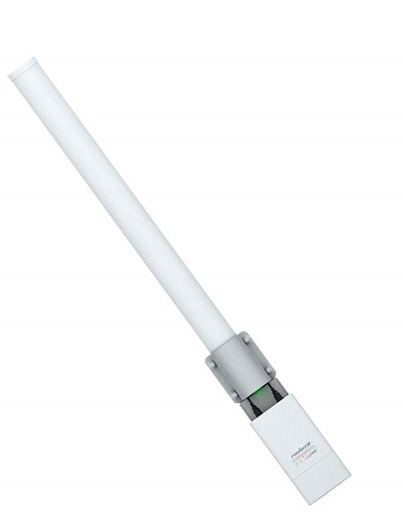 Antena Ubiquiti AMO-2G13 / 13 dBi | 2109 - Antena omnidireccional airMAX, MIMO de polaridad dual Omni 2x2. Rango de frecuencia: 2.35 a 2.55 GHz, Ganancia: 13 dBi, Ancho de haz de elevación: 7°, VSWR (relación de onda estacionaria de voltaje): 1.7:1