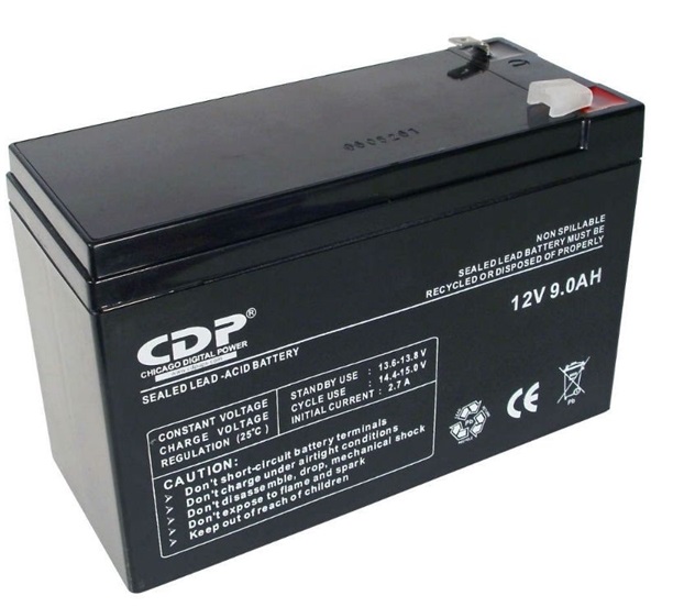 Baterias 12V/9Ah para UPS CDP UPO11-3RTL | 2110 - El Kit Incluye 6-Baterías SB12/9 (SS9-12) 12V x 9Ah, Sellada Libre de Mantenimiento, Dimensiones de la Batería: 151 x 65 x 100 mm, Peso de la Batería: 2.6 Kg ± 4%, Certificación ISO 9001