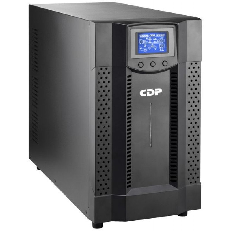 UPS Online Torre - CDP UPO11-1.5AX / 1.5KVA | Monofásica, 1.5KVA / 1.35KW / 120V, Online Doble Conversión, Voltaje Entrada/Salida: 120V/120V, Puertos de Salida: 4-NEMA 5-15R, Baterías 3x 12V/9Ah