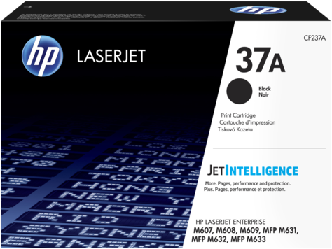 Toner para HP LaserJet M632z / HP 37A  | 2203 - Toner Original HP CF237A Negro. Rendimiento Estimado 11.000 Páginas  al 5%. Flow M632z 