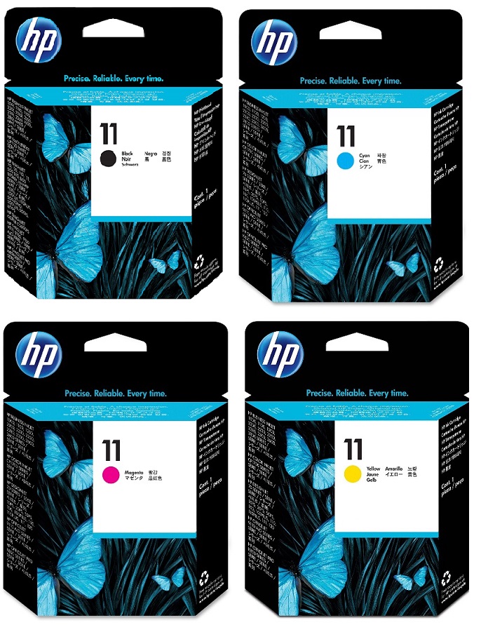 Cabezales para Plotter HP DesignJet 815 / HP 11 | Original Printhead HP-11. El Kit Incluye: C4810A C4811A C4812A C4813A HP11