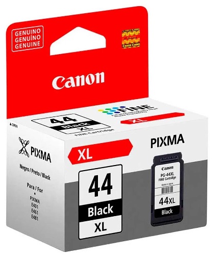 Cartuchos de Tinta Canon para Pixma E481 - PG44XL | Original Tanque de Tinta Negra Canon PG-44 XL 9060B001AA. Rendimiento Estimado 1000 páginas al 5%. PG44 XL.