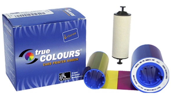 Cinta Color 800014-980 YMCKK para Impresoras de Carnets Zebra P6Xxi | 5 Paneles, 500 Imagenes por cartucho. Las cintas multipanel de Zebra se han desarrollado con tecnología sublimación de tinta más avanzada, garantizando colores vivos y duraderos