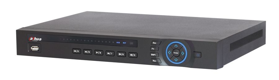 NVR  16-Canales - Dahua NVR4416-8P | NVR Dahua para CCTV, 1U, H.264, 200Mbps, HDMI & VGA, Audio: 1 Entrada & 1 Salida, P2P, Conectividad USB & 8 Puertos PoE, Soporta 4 HDD SATA de Hasta 4TB