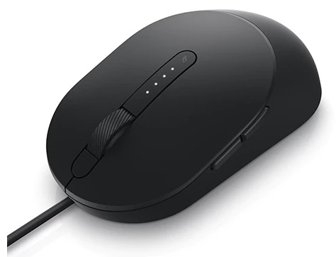 Mouse Laser – Dell MS3220 / 570-ABGN | Con Cable, 5-Botones, Puerto USB, 3200 dpi, Color Negro, # de parte del Fabricante: KR7F7, # de parte Dell: 570-ABGN. Garantía 3-Años