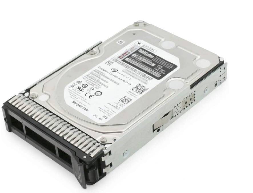 Disco Duro 8TB para Servidor - Lenovo ThinkSystem HDD / SAS 7.2K | 2108 - Disco Lenovo 7XB7A00045 7200 rpm, SAS 12Gb/s, Hot Swap 512e, Factor de Forma: 3.5’’, Confiabilidad 24x7. 