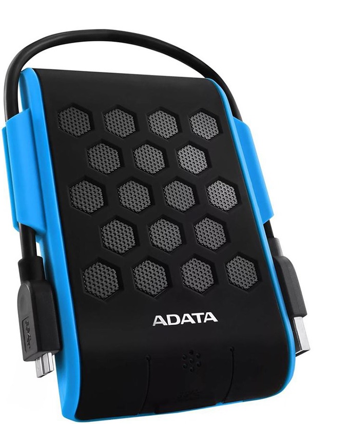 Disco Externo Antigolpes - ADATA HD720 / 1TB Azul | 2205 - Formato 2.5'', Puerto USB 3.2, Protección IP68 contra polvo y Agua, Tecnología antigolpes de categoría militar, 