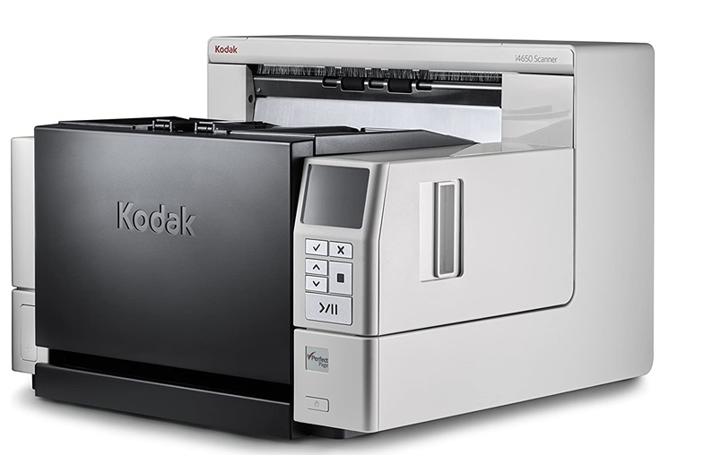 Escaner Kodak i4650 | 2202 - Escáner de Producción con Alimentador automático de documentos (ADF), Conexión: USB 3.0, Tamaño de documento: Hasta 12'' x 208'', Resolución óptica: 600 x 600dpi, Sensor de escaneo: CCD, Fuente de luz: Conjunto LED Blancos
