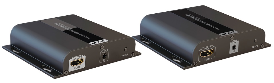 Extensor HDMI 4K 120m - Epcom TT-683-PRO | Kit Transmisor-Receptor de señal de audio y video con tecnología HDbitT para transmitir video y audio de un dispositivo a otro a través de cable Cat5/5e/6 a una distancia de hasta 120-Metros y con la capacidad