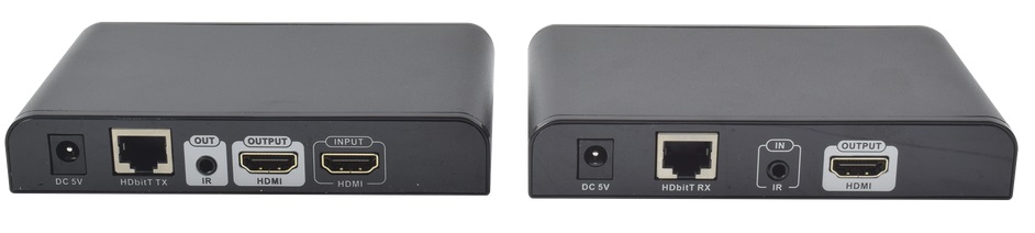 Extensor HDMI 120m - Epcom TT-383-PRO | 2110 - Kit extensor HDMI con loop HDbitT, Soporta distancias (Hasta 80m con UTP Cat-5, 100m con UTP Cat-5e, 120m con UTP Cat-6), Control IR, Resolución Full HD 1080p @ 50/60 Hz, Compatible con HDCP, 253 Receptores