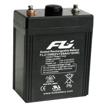 Batería  2V/150Ah - Fulibattery FL21500SL AGM | 2110 - Baterias Fulibattery de Plomo-Acido, Regulada por válvula (VRLA), Sellada libre de mantenimiento CEBAT-7232 