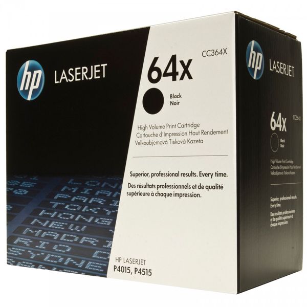 Toner para HP LaserJet P4515 / HP 64X | 2201 - Toner Original HP CC364X Negro. Rendimiento Estimado 24.000 Páginas al 5%. P4515n P4515tn P4515x P4515xm