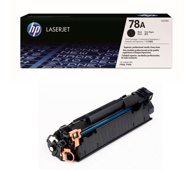 Toner para HP LaserJet P1606 / HP 78X | Original Toner HP 78X CE278X Negro. Rendimiento Estimado 3.000 Páginas al 5%. P1606dn
