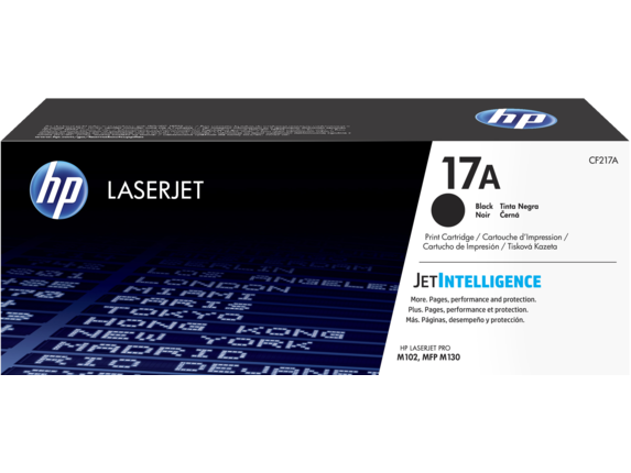Toner para HP LaserJet M130 / HP 17A | 2203 - Toner Original HP CF217A Negro. Rendimiento Estimado 1.600 Páginas al 5%.