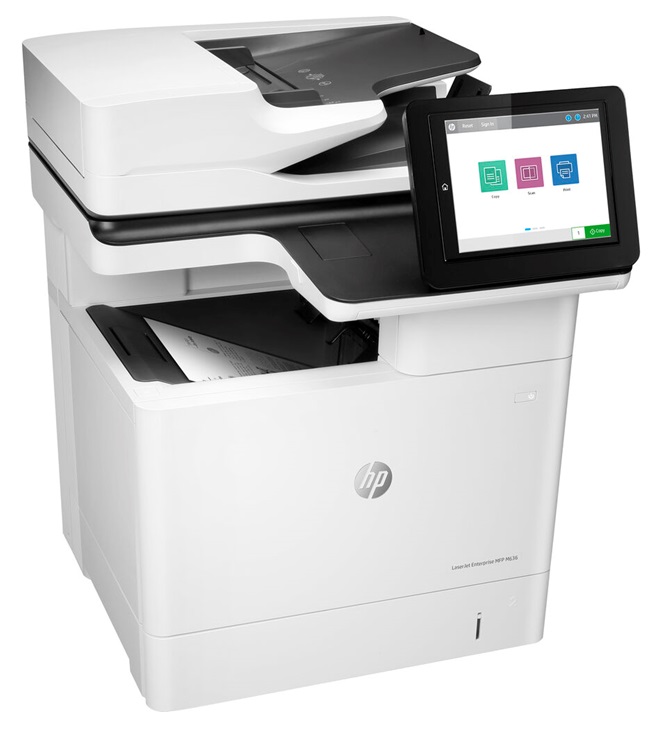 Impresora Laser HP M636FH MFP / 75 ppm | 2211 - HP 7PT00A#BGJ / Multifuncional HP LaserJet Enterprise M636FH MFP con Funciones de Impresora, Copiadora, Escáner & Envío de Fax y volumen de trabajo recomendado de hasta 24.000 Páginas/mes