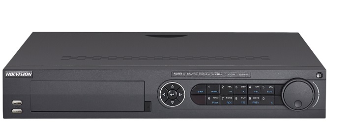  DVR 1080p 1.5U - Hikvision DS-7332HQHI-K4 / 32 Canales | 2202 – DVR 1080p 1.5U, Entrada: 16-ch IP / 32-ch BNC, 4MP, Salida: 2x HDMI / 1x VGA, Audio E/S: 4-ch/1-Ch RCA, HDTVI/AHD/CVI/CVBS/IP, H.265 Pro/H.265/H.264, RJ45, 4x SATA (10TB), USB, RS485
