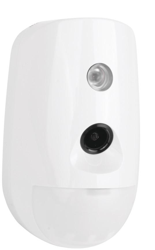 Detector PIR Interior - Hikvision DS-PDPC12PF-EG2-WB | 2202 - Detector PIR Interior, Infrarrojo pasivo, Rango de detección: 12m, Ángulo de detección: 85.9°, Zonas de detección: 52, Sensibilidad: Alto/ Automático/ Mascota (30kg), Filtro Luz blanca: 6500lux