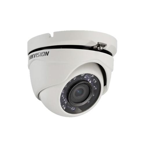 Cámara CCTV Tipo Domo 1MP - Hikvision DS2CE56C0TIRMF28 | Cámara Turbo 4 HD TVI/AHD/CVBS/CVI, IR Tipo Domo, Metalico, 1/4 CMOS, Resolución 720P, Lente 2.8mm, IR 20Mts, 24 PCs IR Leds. Garantía 1 Año.