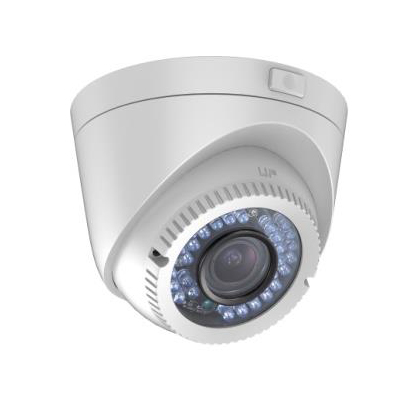 Camara CCTV Tipo Domo 2MP - Hikvision DS2CE56D1TVFIR3 | Camara Tipo Domo para CCTV, Full HD 1080p, Lente Varifocal Hasta 12mm, 1/2.7'' CMOS, IR 40mts, Seguridad IP66, ICR, BLC, DNR, Garantía 1 Año