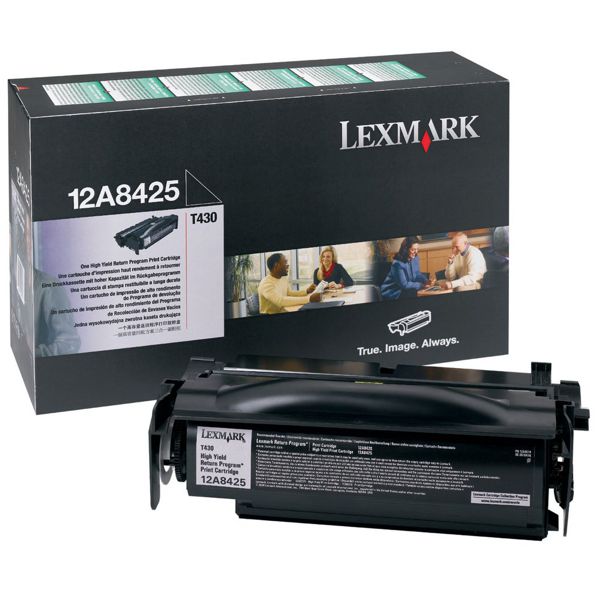 Toner para Lexmark T430 - 12A8425 | Original Toner Lexmark 12A8425 Negro 