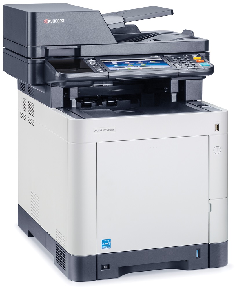  Impresora Laser Color Kyocera Ecosys FS-M6535cidn | 2111 - Multifuncional Laser Color, Formato A4, Funciones (Impresora, Copiadora, Escaner, Fax), Velocidad 35ppm, Resolución 600dpi, Impresión Duplex sin Apilar, RAM 1GB, USB 2.0, Red Ethernet. TK-5152 