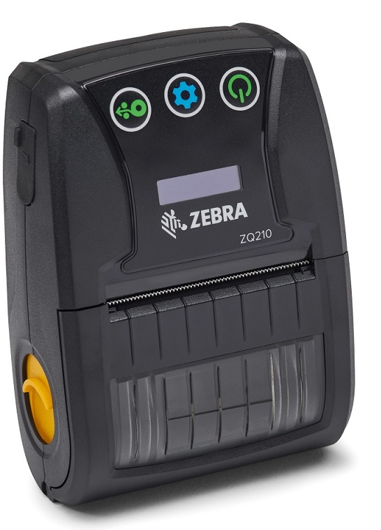  Impresora Portátil Zebra ZQ210 | 2208 - ZQ21-A0E01KL-00 / Impresora de Recibos, USB & Bluetooth, Térmica directa, Memoria RAM 16MB, Memoria Flash 16MB, Resolución 203ppp, Velocidad 60mm/s, Ancho material 48mm, Sellado IP43 (IP54 con carcasa)