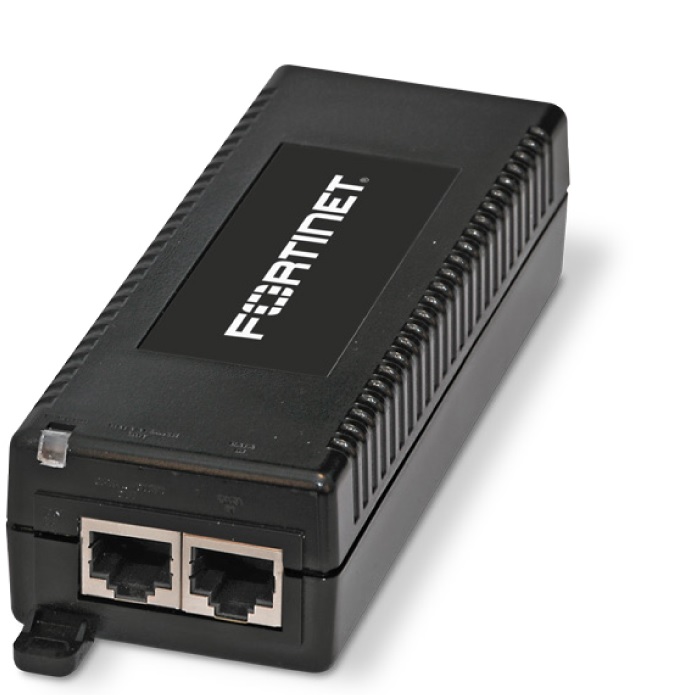 Inyector PoE - Fortinet GPI-130 | 2108 - Inyector PoE, Compatible con IEEE 802.3af, rango medio, Puertos: 2 (1 para entrada de datos, 1 para datos y apagado), Transferencia de datos: 10/100/1000 Mbps, Longitud máxima: 100m, Conectores blindados, GPI130  