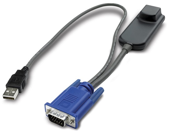 KVM USB - APC KVM 2G | KVM 2G de APC, Módulo de Servidor, USB con Virtual Media KVM-USBVM. Soporte multiplataforma para Windows, Sun, Unix y Linux.