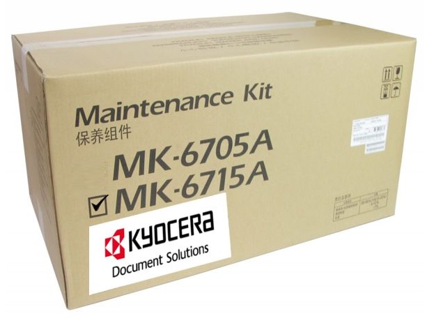 Kit de Mantenimiento Kyocera MK-6715A / 600k | 2111 - Original Maintenance Kit Kyocera MK-6715A Rendimiento Estimado 600.000 Páginas al 5% Incluye: DK-6706 DV-6706 302LF94060 302LK94050 1702N70UN0