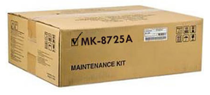 Kit de Mantenimiento para Kyocera TASKalfa TA-8052ci / MK-8725A 1702NH7US0 | Original Maintenance Kit Kyocera MK-8725A. Incluye: Drum Unit, Developing Unit Black, Transfer Unit, Fusing Unit. Rendimiento Estimado 600.000 Páginas al 5%. MK 8725A, MK8725A