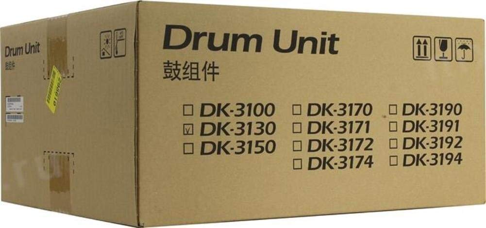 Drum-Cilindro-Tambor para Kyocera FS-M3550idn / DK-3130 | 2111 - Original Black Drum Unit Kyocera DK 3130 - Rendimiento Estimado 500.000 Páginas al 5%  