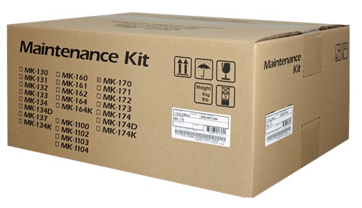 Kit de Mantenimiento para Kyocera FS-1370 / MK-172 | 2111 - Original Kyocera Maintenance Kit. Incluye: DK-170 Unidad de Cilindro,  DV-172U Unidad de Revelado MK 172. Estimado 100.000 Páginas al 5%.
